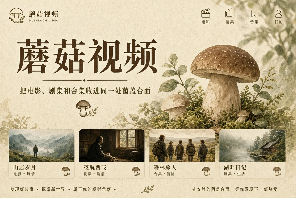 蘑菇视频封面导览